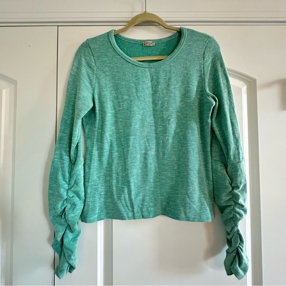 FREE PEOPLE Washed Rib Layering Top - Picture 2 of 4